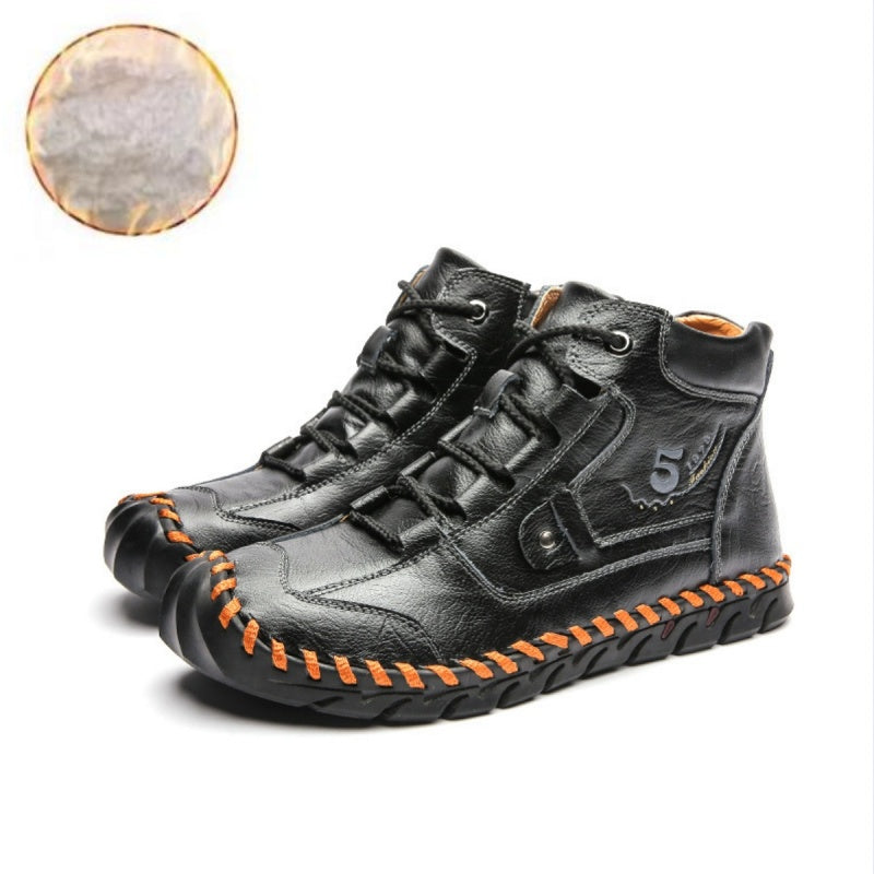 🔥LAST DAY 70% OFF🔥 Stitched Hand-Sewn Embossed Cowhide Medical Shoes