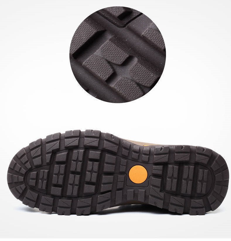 🔥70% OFF🔥 Men's Comfy Arch Support Waterproof Lightweight - Orthopedic Genuine Leather Shoes