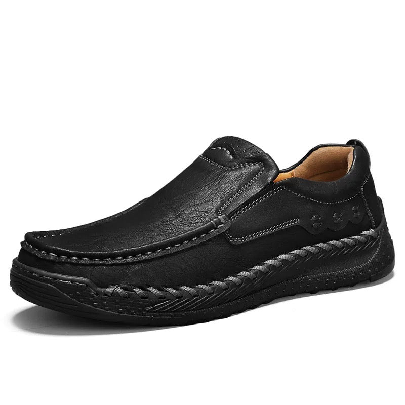 ⏰🔥Last Day! 70% OFF⏰ideacloth®Men’s Cowhide Slip-On Loafers – Handcrafted with Arch Support