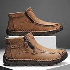 (⏰Last Day 70% OFF🔥)Men's Top-Quality Motorcycle Boots Hand-Stitched Genuine Leather Boots