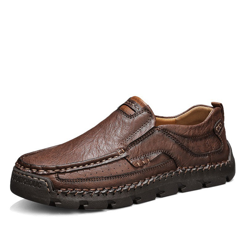 ideacloth®Men's Handcrafted Cowhide Orthopedic Loafers - Wide Toe Box