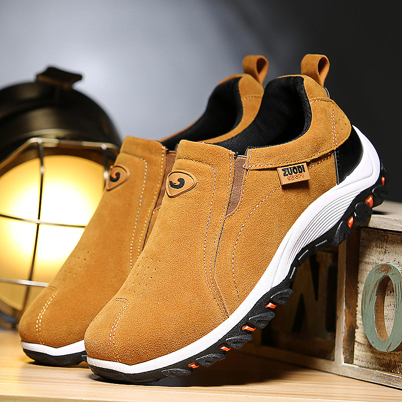 Men's versatile suede casual shoes