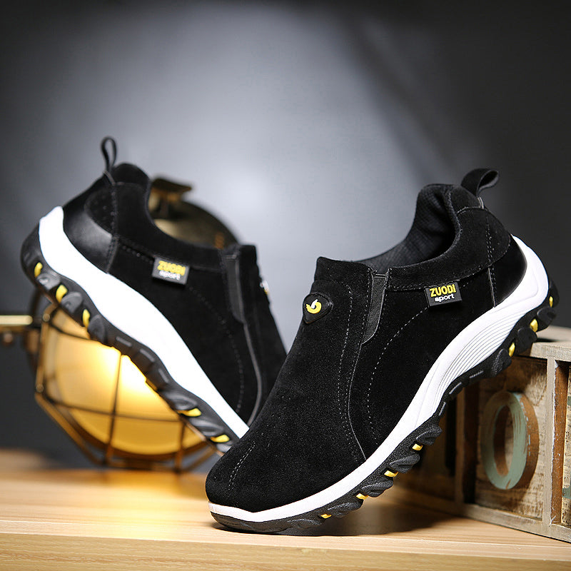 Men's versatile suede casual shoes