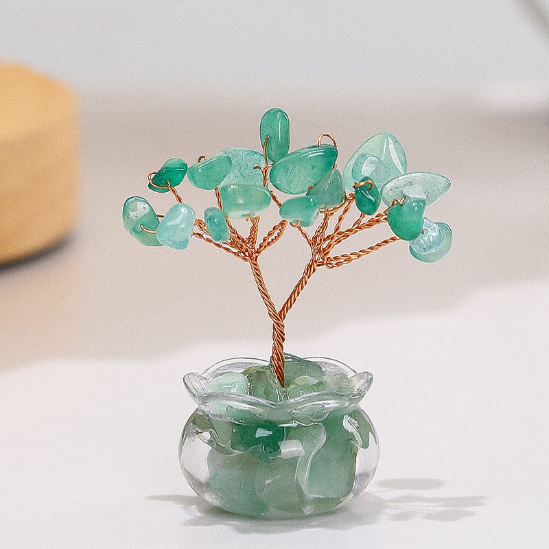 Natural Citrine Fortune Tree Miniature Ornament