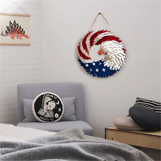 Don't Miss Out! Celebrate America's 250 Years of Service and Heritage with the Limited-Edition Eagle Wreath!