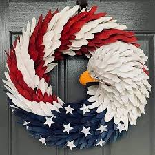Don't Miss Out! Celebrate America's 250 Years of Service and Heritage with the Limited-Edition Eagle Wreath!