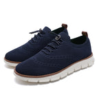 Breathable fly knit trendy casual shoes for men