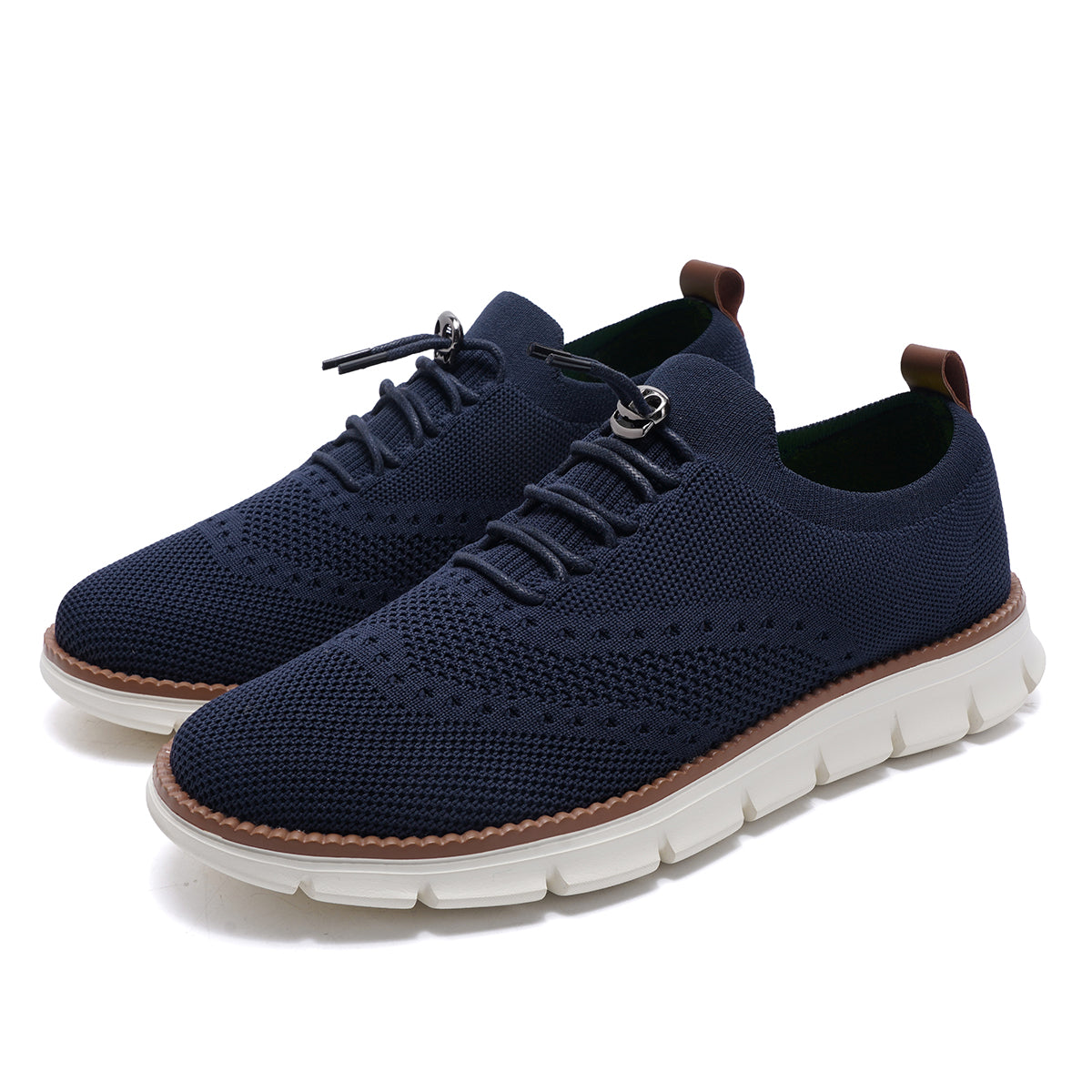 Breathable fly knit trendy casual shoes for men