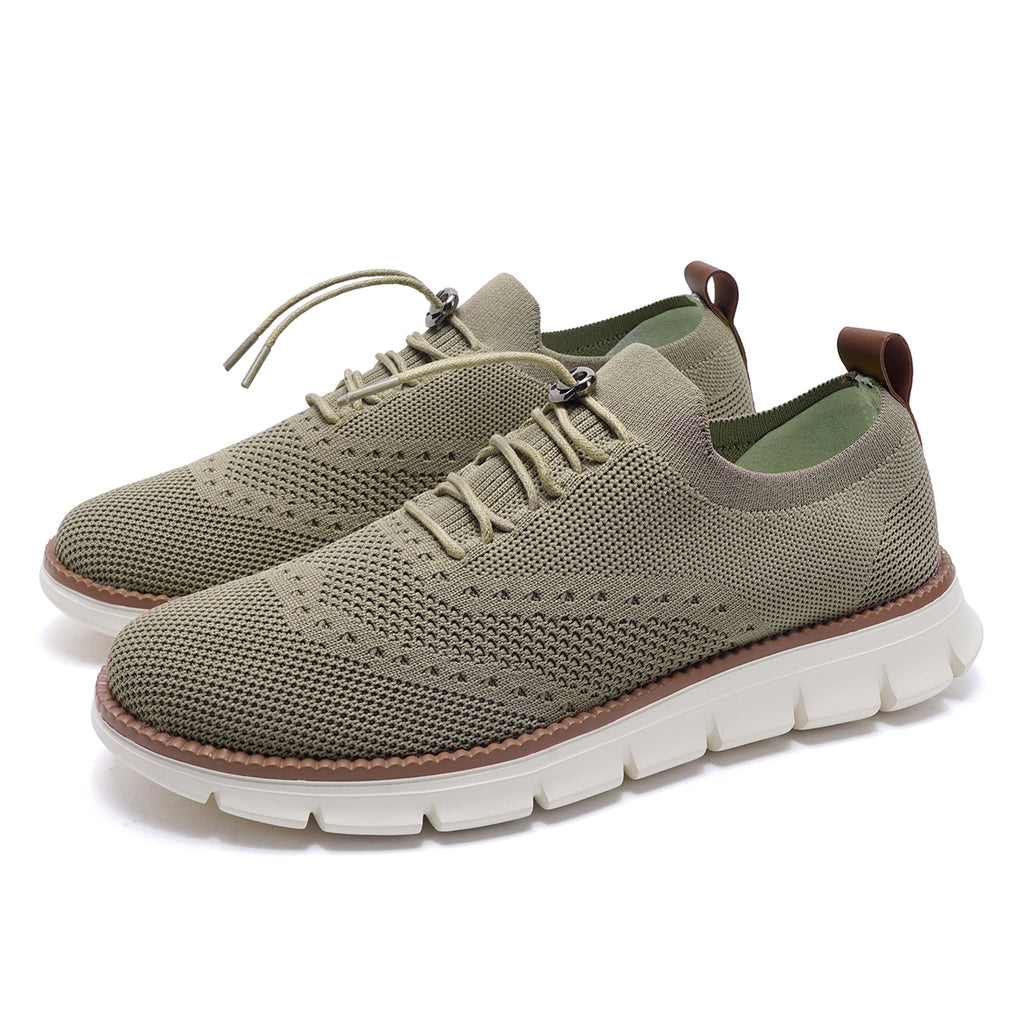 Breathable fly knit trendy casual shoes for men