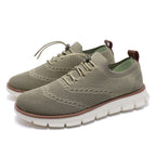 Breathable fly knit trendy casual shoes for men