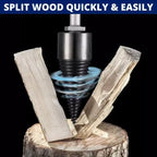 Log splitter drill for firewood