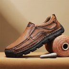 ideacloth®Men's Handcrafted Cowhide Orthopedic Loafers - Wide Toe Box