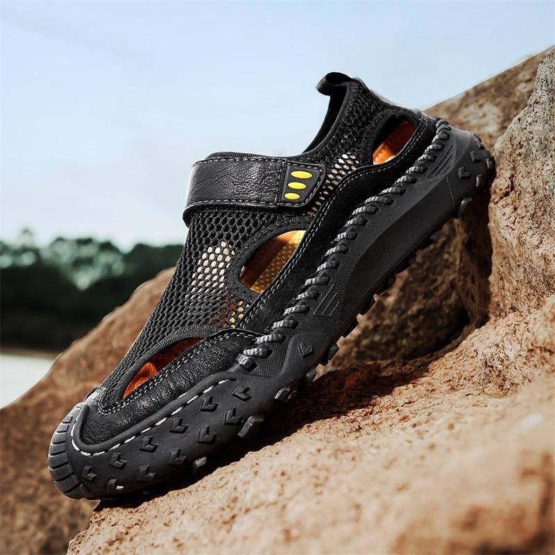 ⏰Last Day 60% OFF 🔥Men's - Cowhide Breathable Mesh Sandals