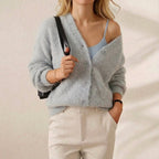 Cotton V-Neck Cardigan