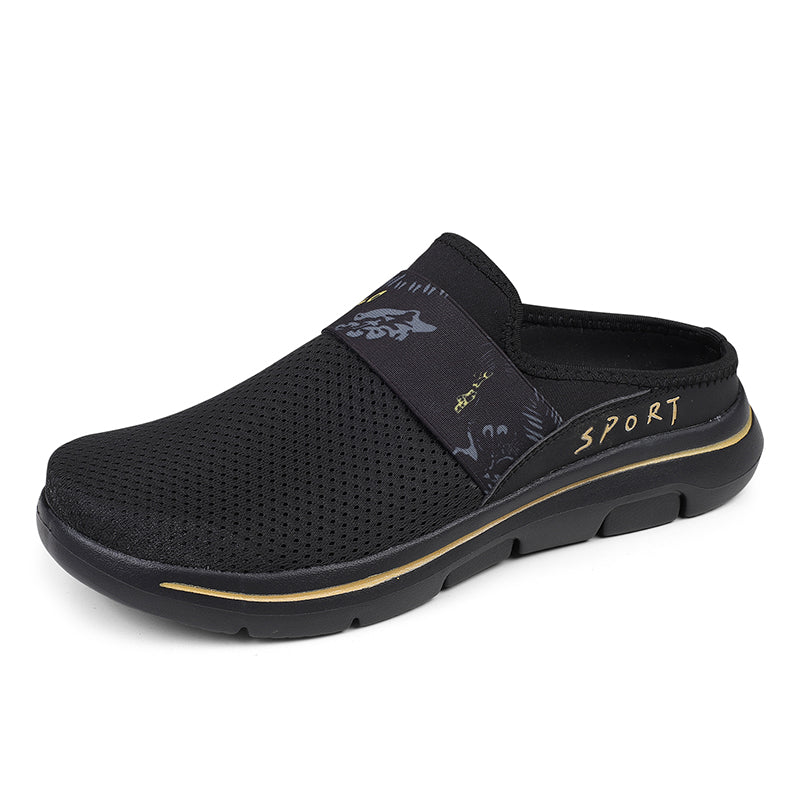 MEN  COMFORT BREATHABLE SUPPORT SPORTS SLIP-ON SLIPPERS