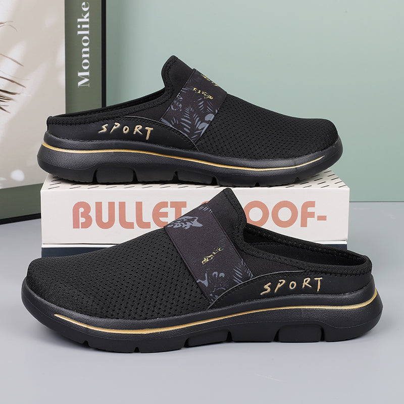 MEN  COMFORT BREATHABLE SUPPORT SPORTS SLIP-ON SLIPPERS