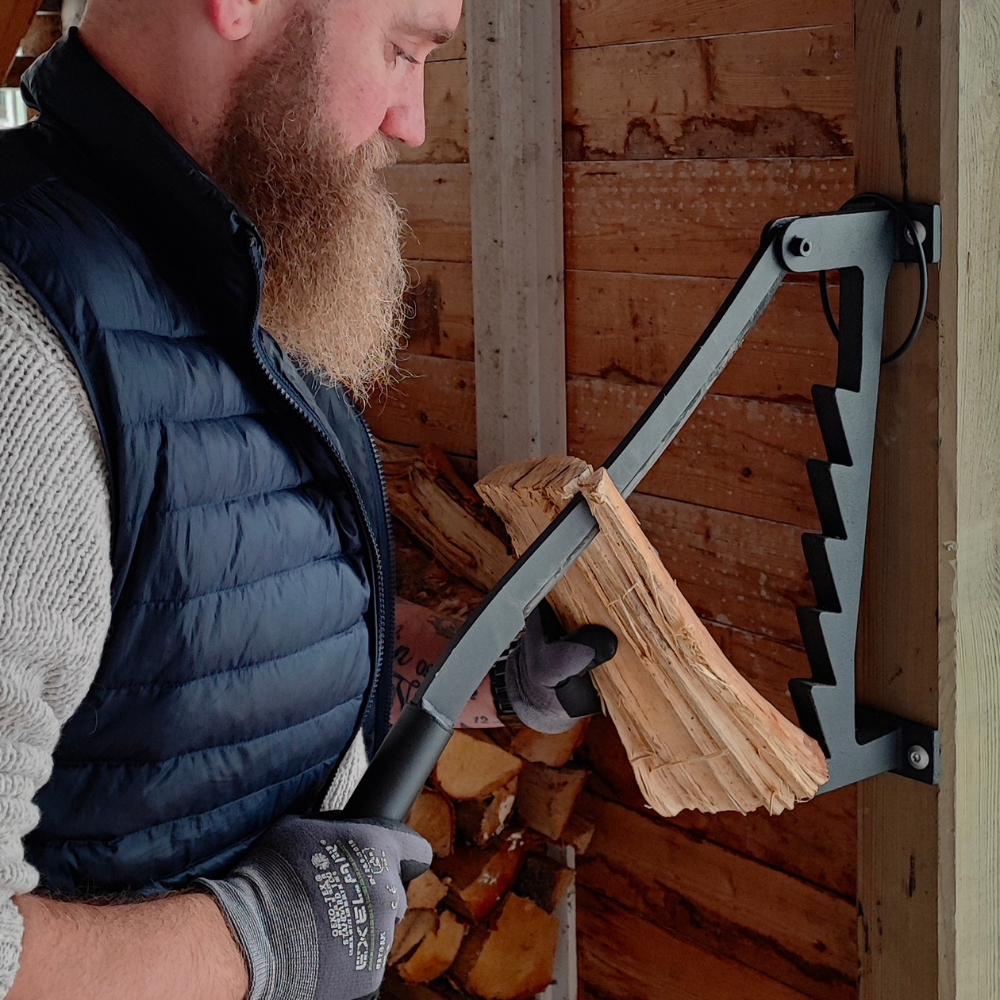 Wall-mounted Wood Splitter - Skip the axe!