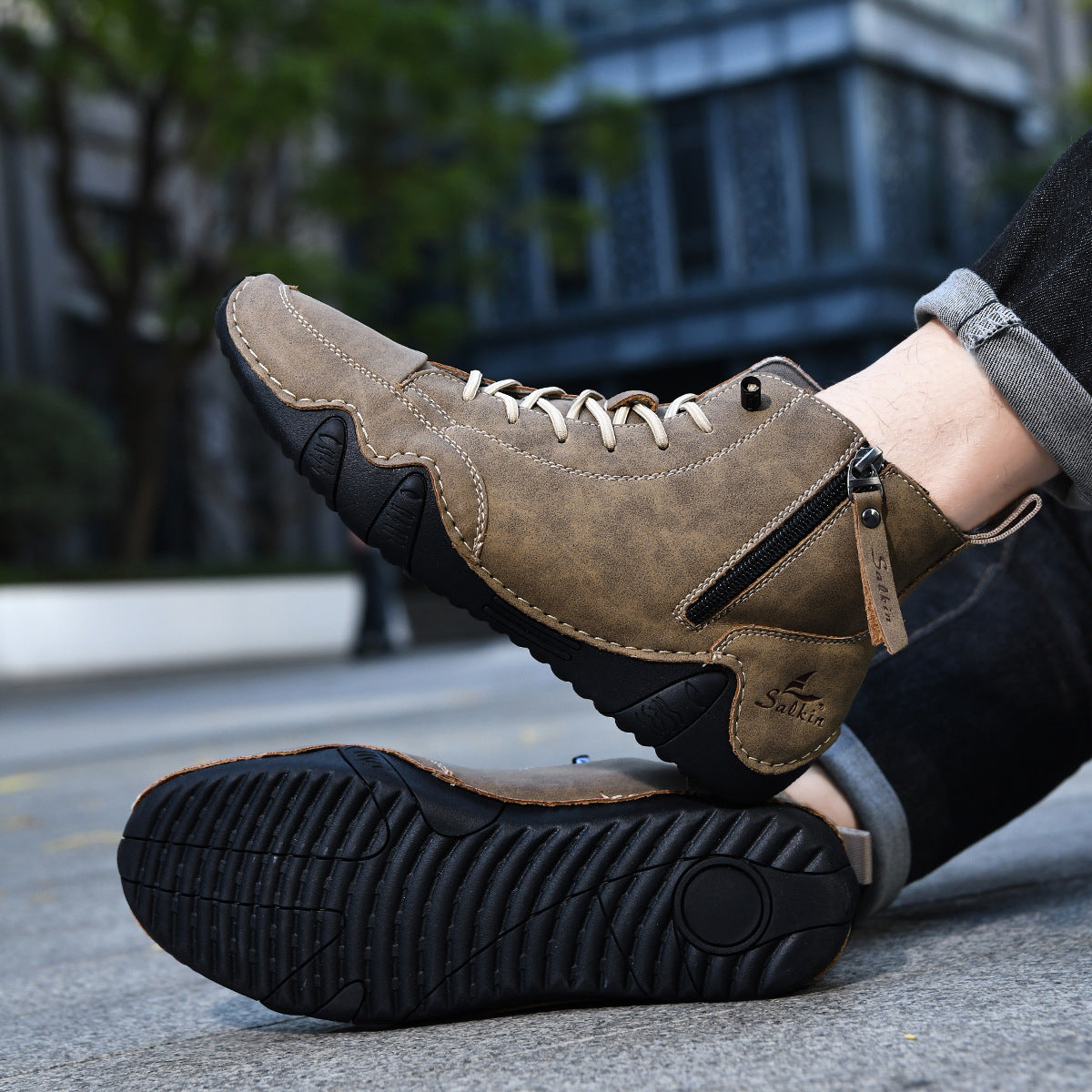 ⏰Last Day 70% OFF🔥Men's  Barefoot Ergonomic Waterproof Orthopedic Shoes