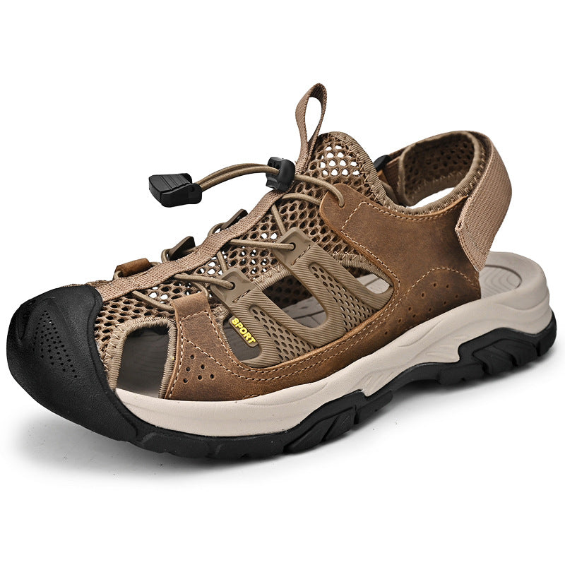 ⏰Last day 60% OFF - 2025 Hot selling men's casual thick-soled non-slip orthopedic leather sandals