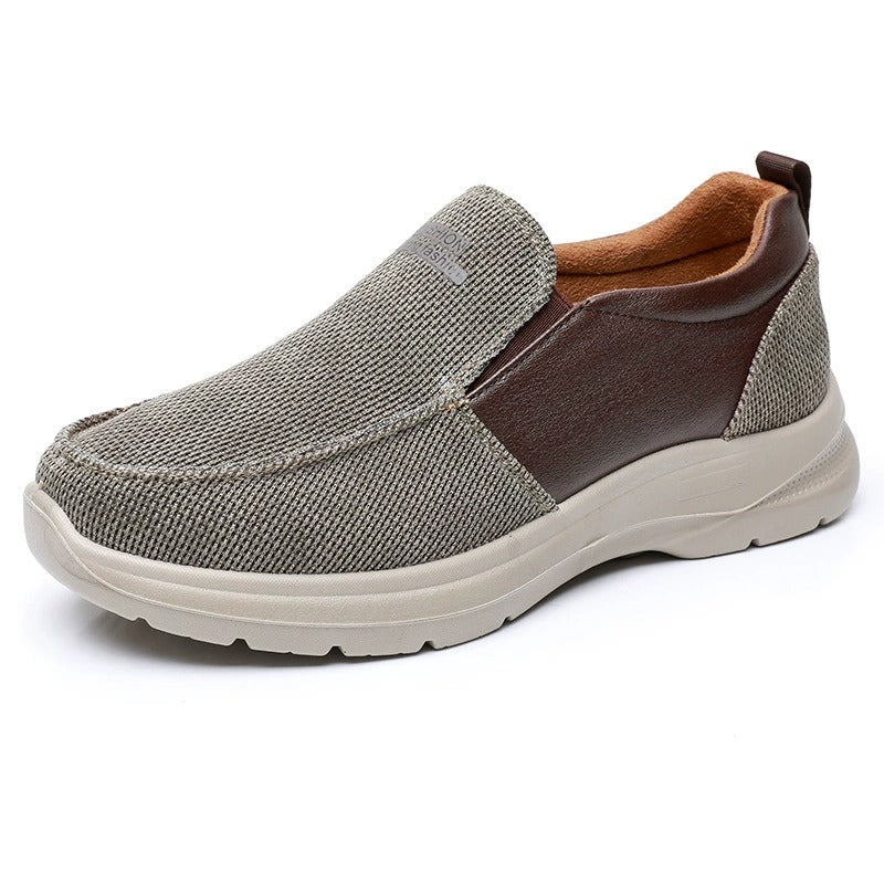 LAST DAY 60% OFF🔥Men's Arch Support Slip-On Loafers, EVA Boat Shoes,Orthopedic Walking Shoes