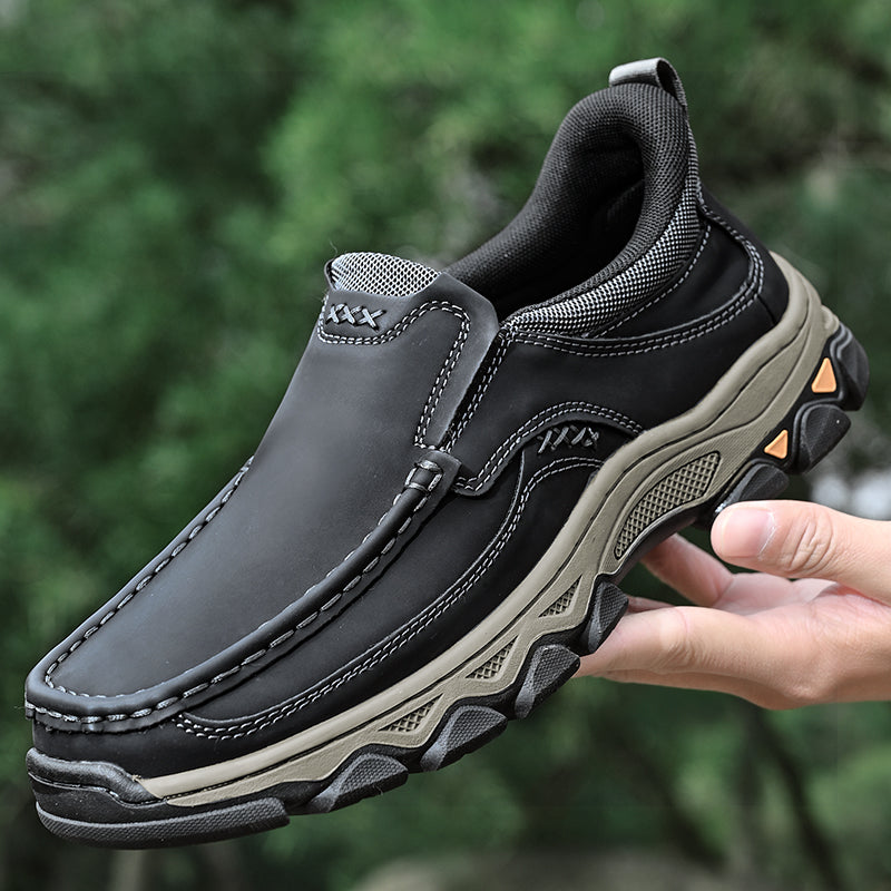 ⏰Promotion 70% OFF - Men's Orthopedic Hands-Free Genuine Leather Slip On Loafers