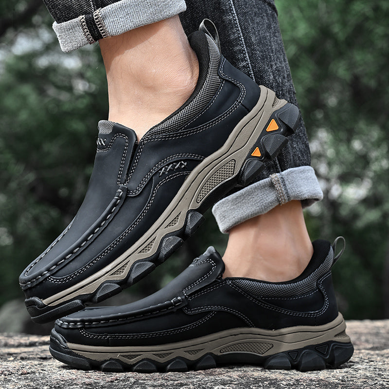 ⏰Promotion 70% OFF - Men's Orthopedic Hands-Free Genuine Leather Slip On Loafers