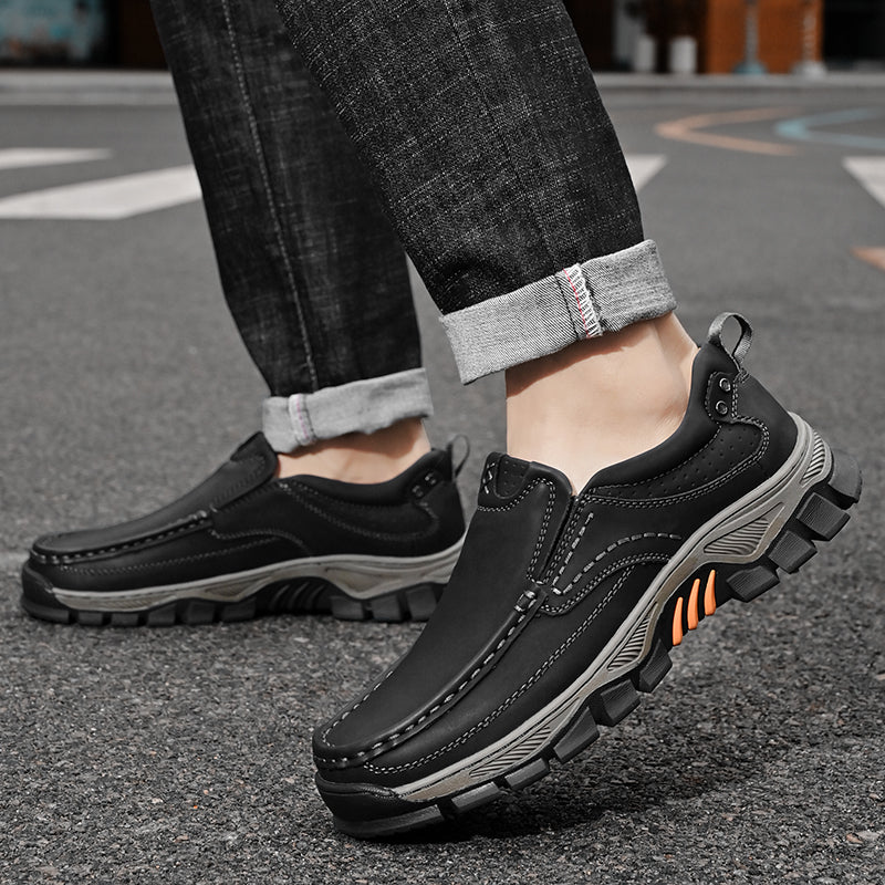 ⏰Promotion 60% OFF - 2025 New Men's Orthopedic Comfortable Casual Genuine Leather Slip On Loafers