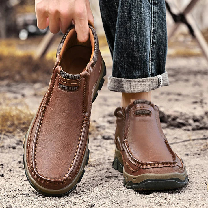 ⏰70% OFF Only today - 2025 Hot selling men's casual thick-soled non-slip orthopedic leather boots