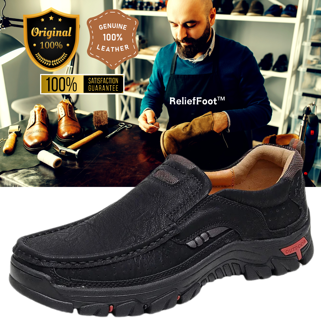 ⏰Promotion 70% OFF - 2025 Upgrade Men's Orthopedic Comfortable Casual Genuine Leather Slip On Loafers