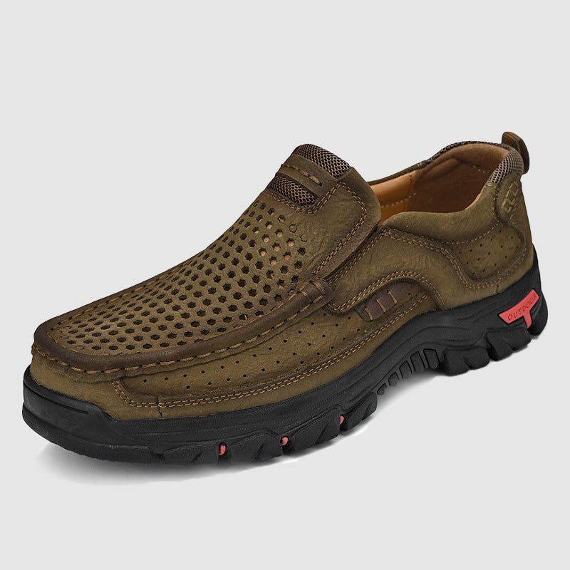 Men's Outdoor Leather Hiking Shoes