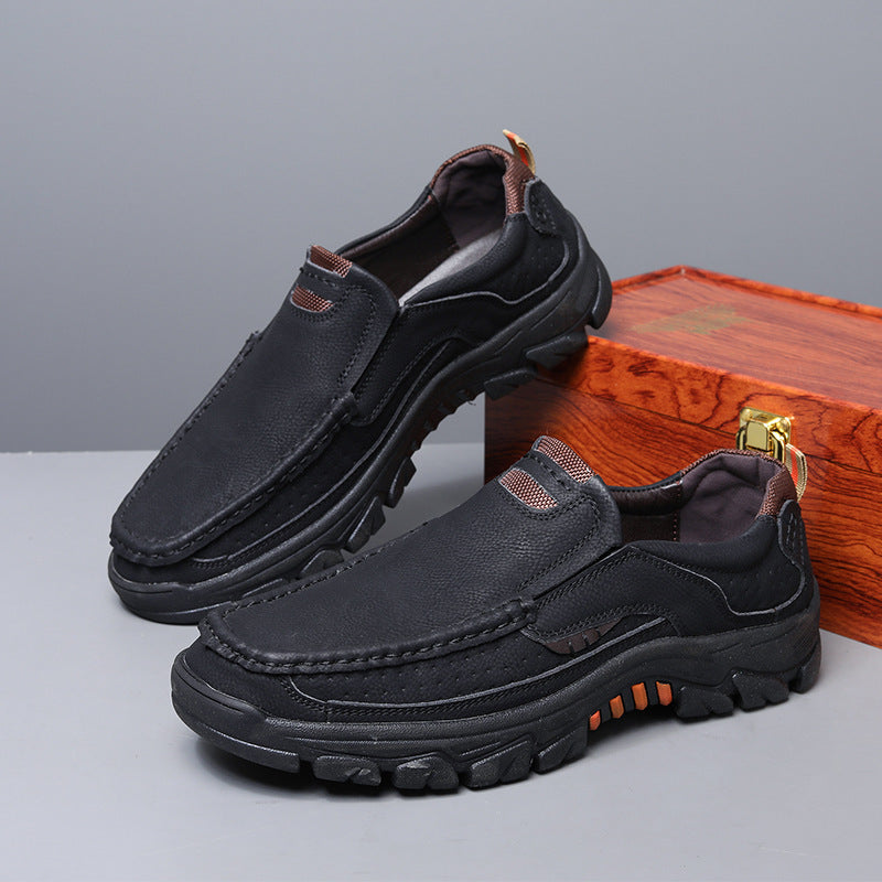 ⏰Promotion 70% OFF - 2025 Upgrade Men's Orthopedic Comfortable Casual Genuine Leather Slip On Loafers