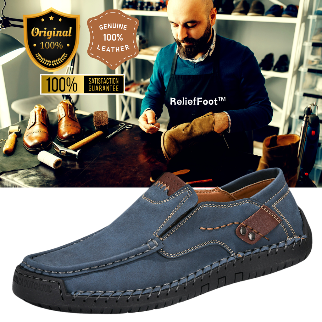 Merrfeet®⏰Last Day 50% OFF🔥 Men's Handmade Genuine Leather Slip-On Loafers by ⏰Promotion - 50% OFF🔥