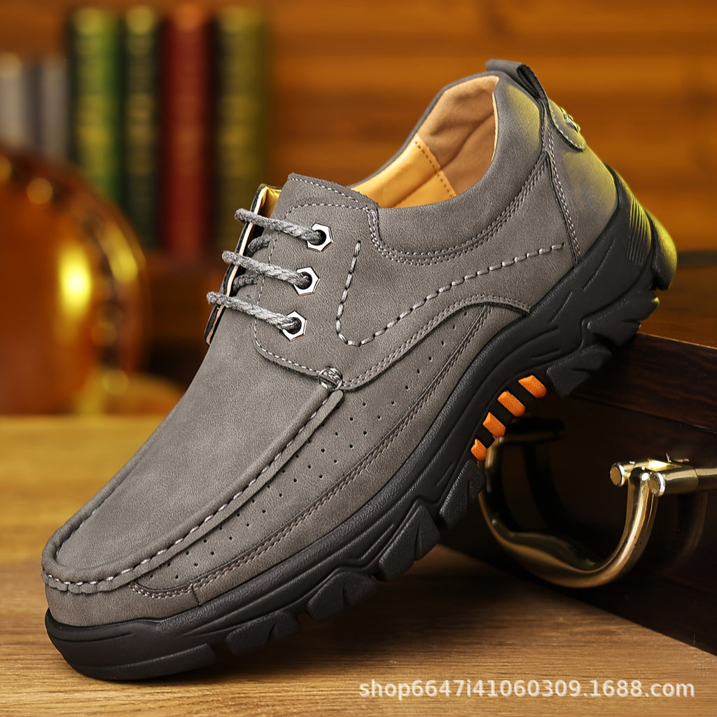 ⏰Promotion 70% OFF - 2024 Upgrade Men's Orthopedic Comfortable Casual Genuine Leather Slip On Loafers (Lace-up)