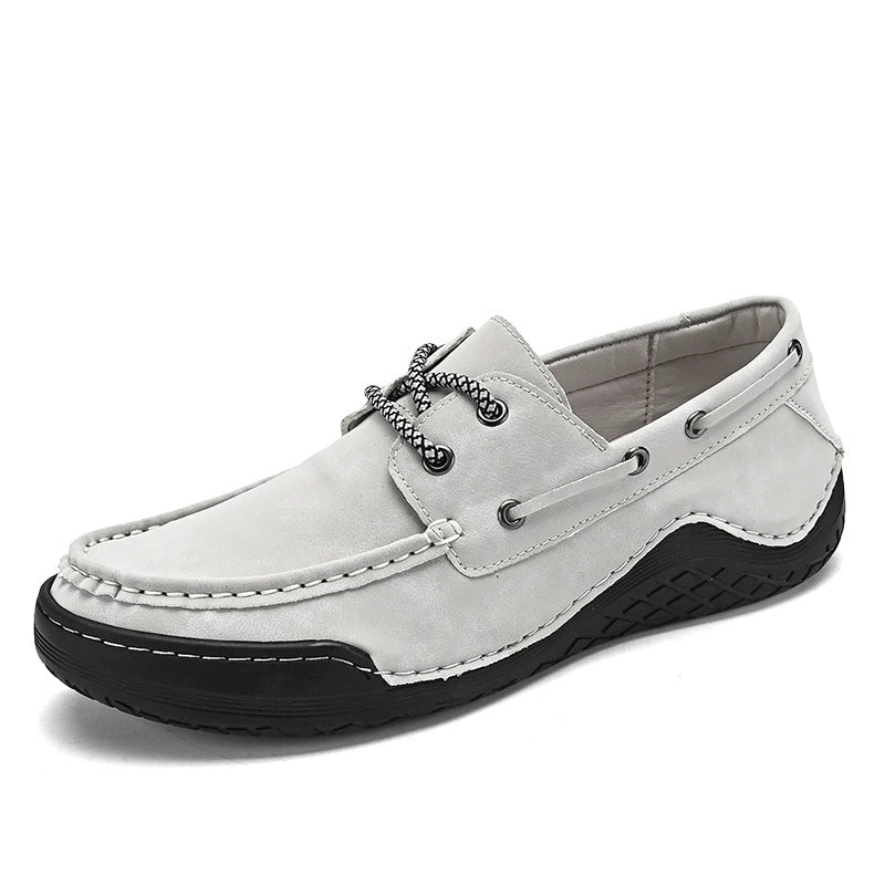 Spring Handmade Color Matching Casual Retro Suede Leather Shoes- Limited 50% off Sale