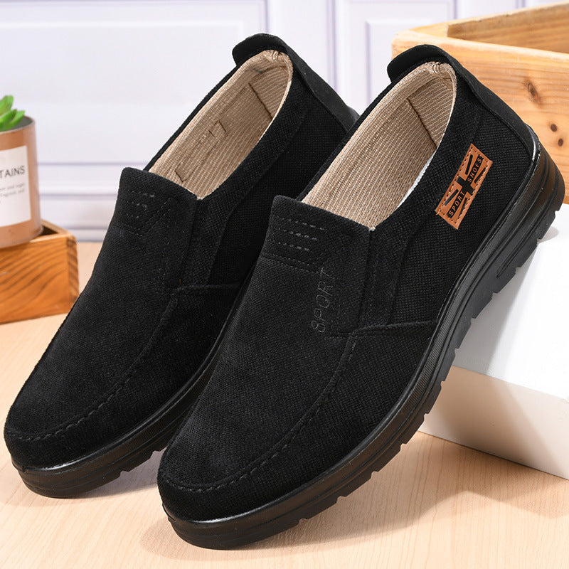 Breathable soft sole lightweight non-slip casual men's shoes