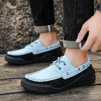 Spring Handmade Color Matching Casual Retro Suede Leather Shoes- Limited 50% off Sale