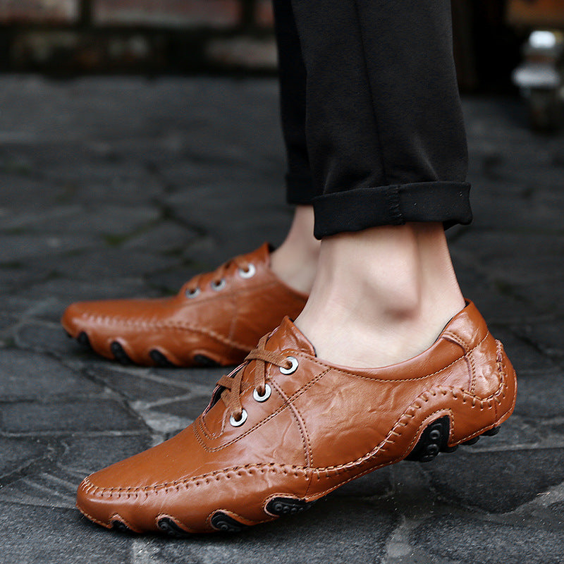 ⏰Last Day 50% OFF🔥 Men's Handmade Genuine Leather Slip-On Loafers