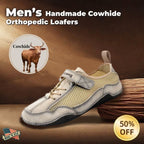 ⏰Promotion - 50% OFF🔥Men's Breathable Leather Orthopedic Shoes – Hand-Stitched, Non-Slip