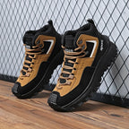 (⏰LAST DAY-70% OFF🛒)Men's Outdoor Hiking Boots - Waterproof, Non-Slip, Puncture-Proof And Smash-Proof; Correct Arch Support And Wide Toe - Suitable For Daily Wear And Outdoor Adventures