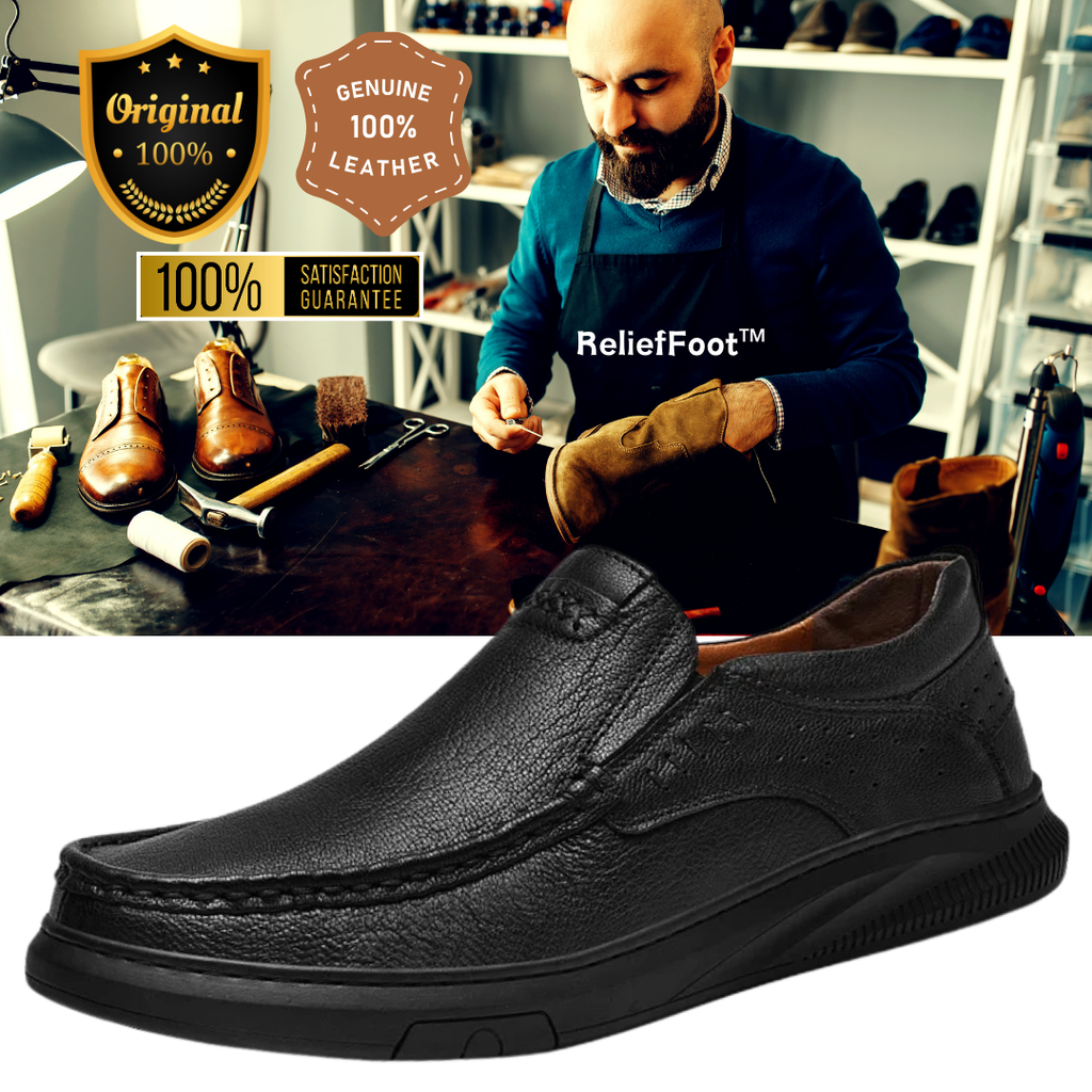 MerrfeetTM Handmade Men's non-slip soft-soled Cowhide leather loafs(Limited 70%off ⏰)