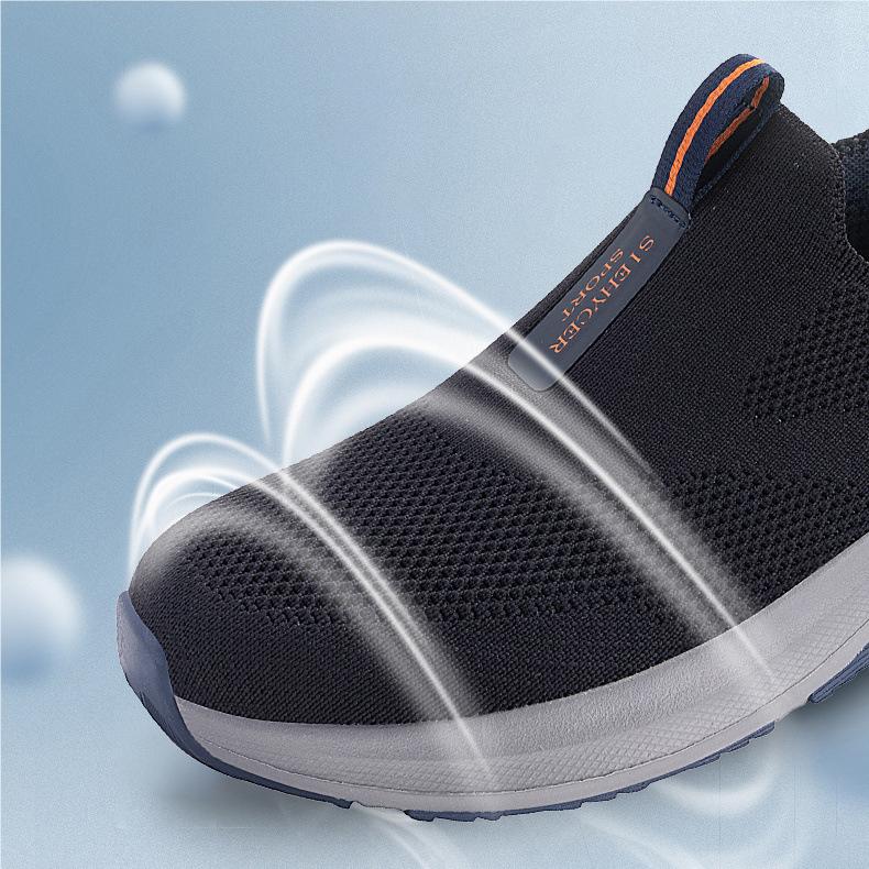 🏃👟48% OFF !!!🔥Clearance!!🔥Men's Daily Breathable Shock-Absorbing Slip-On Orthopedic Sneakers
