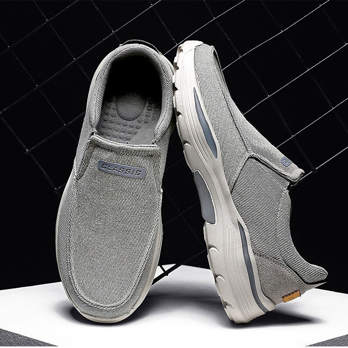 Men's Daily Canvas Wear Proof Orthopedic Walking Shoes🔥BUY 2 FOR FREE SHIPPING🔥Best seller!