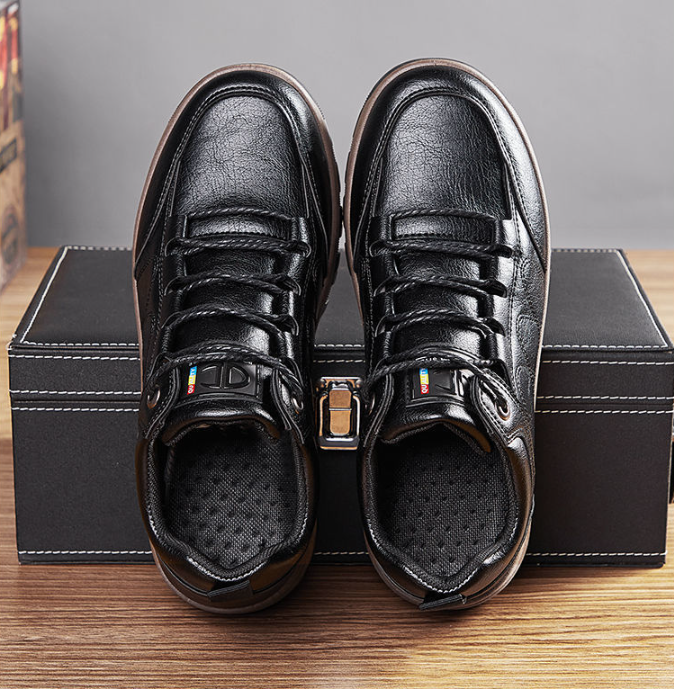 🔥70% OFF🔥 Men's Comfy Arch Support Waterproof Lightweight - Orthopedic Genuine Leather Shoes