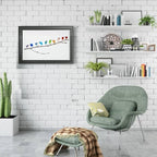 Sea Glass Rainbow Birds - A Symbol of Luck and Style