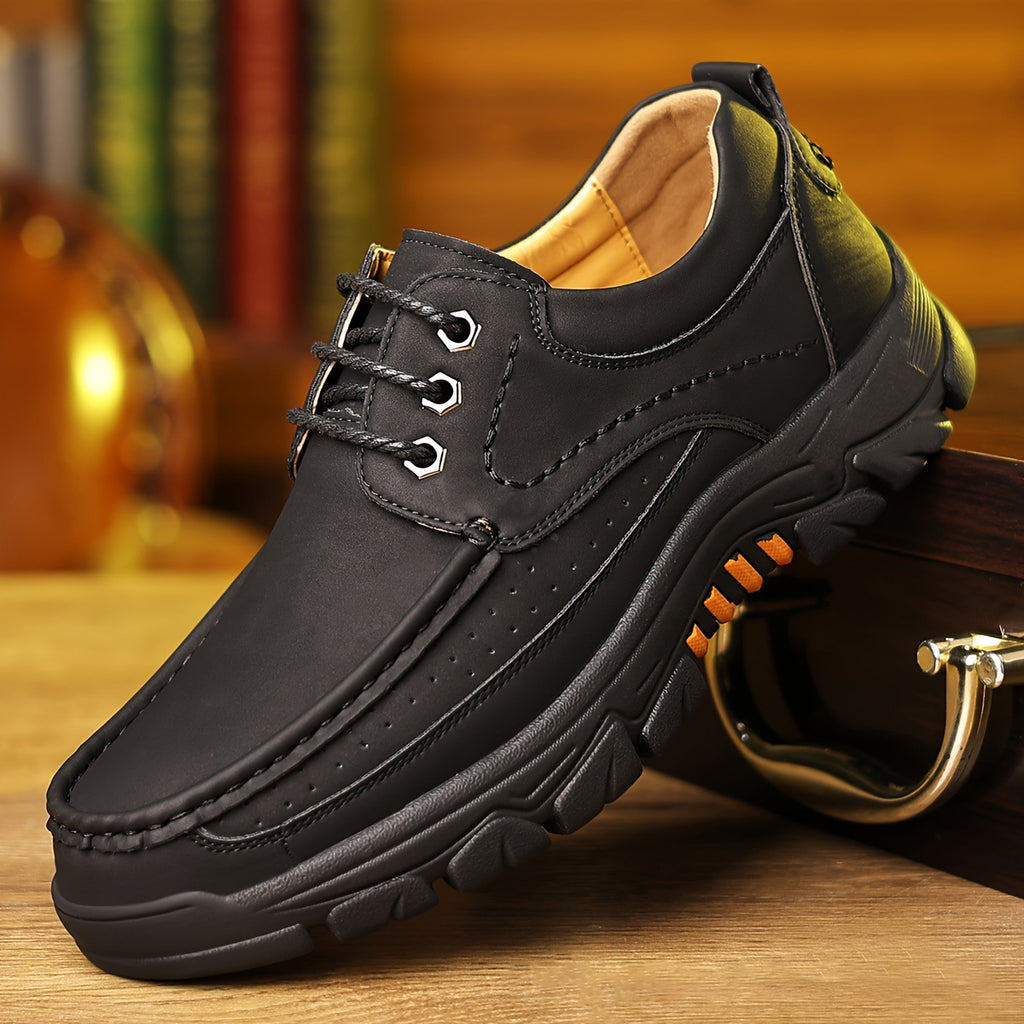 ⏰Promotion 70% OFF - 2024 Upgrade Men's Orthopedic Comfortable Casual Genuine Leather Slip On Loafers (Lace-up)