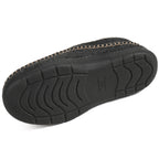 Men's Daily Non-Slip Warm Wide-Toe Plush Slippers