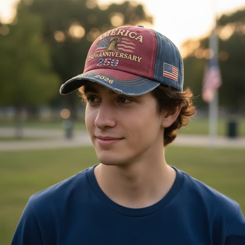 🔥LAST DAY BUY 2 GET 1 FREE🔥United States 250th Anniversary Red Cap