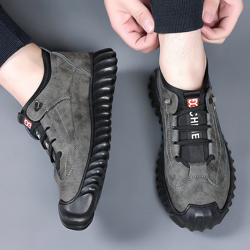 MerrfeetTM⏰Promotion - 70% OFF🔥Men's Handcrafted Genuine Leather Waterproof Anti-Slip Boots