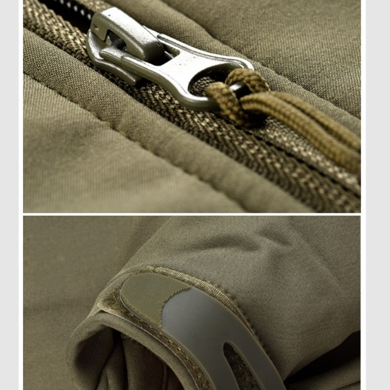 Men's outdoor assault jacket thickened hooded coat