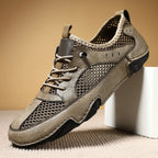 🔥LAST DAY 70% OFF🔥Men's Genuine Leather Mesh Breathable Driving loafers